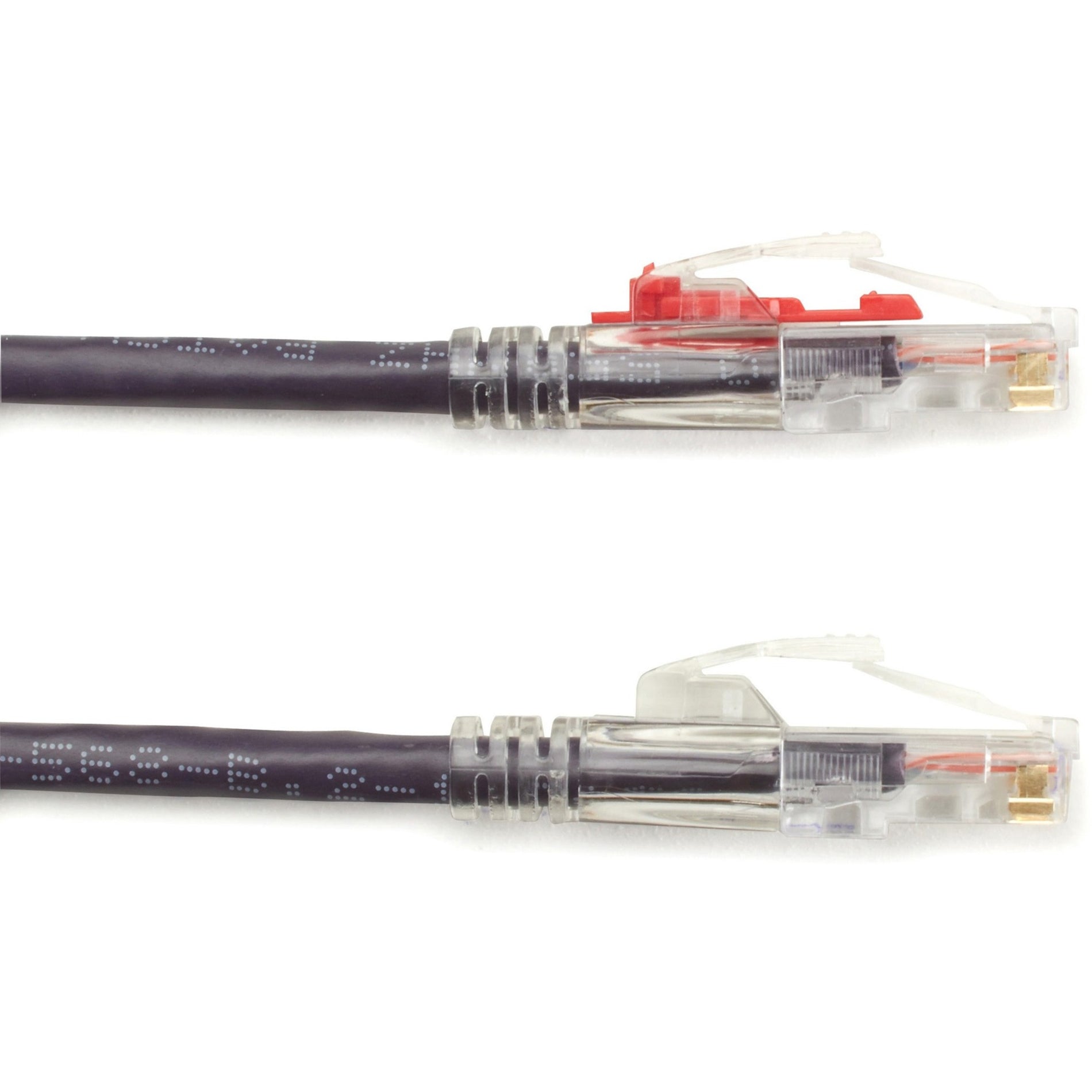 Black Box C5EPC70-VT-10 GigaBase 3 Cat.5e UTP Patch Network Cable, 10 ft, Rugged, Stranded, Snagless, Purple