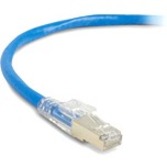Black Box C6APC80S-BK-07 CAT6A 650-MHz Locking Snagless Patch Cable, 7 ft, Gold Plated Connectors, 10 Gbit/s Data Transfer Rate
