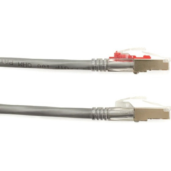 Black Box C6PC70S-GY-07 GigaTrue 3 Cat.6 (S/FTP) Patch Network Cable, 7 ft, PoE, Rugged, Lockable, Gray