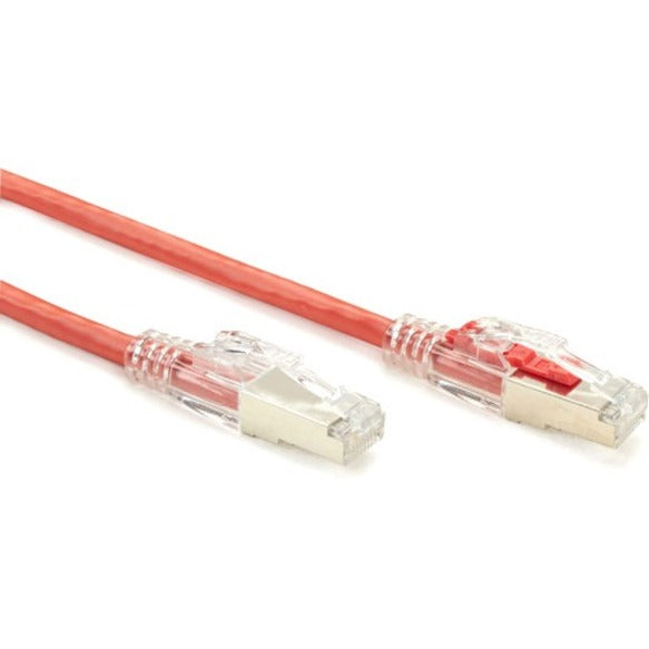Black Box C6PC70S-RD-03 GigaTrue 3 Cat.6 (S/FTP) Patch Network Cable, 3 ft, Red, PoE, Rugged, Lockable
