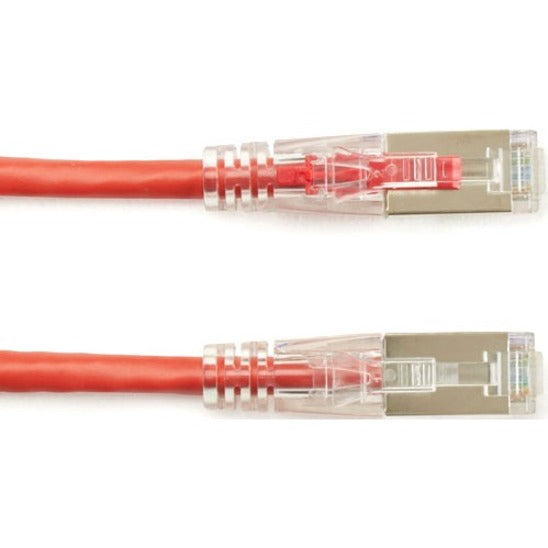 Black Box C6PC70S-RD-05 GigaTrue 3 Cat.6 (S/FTP) Patch Network Cable, 5 ft, Red
