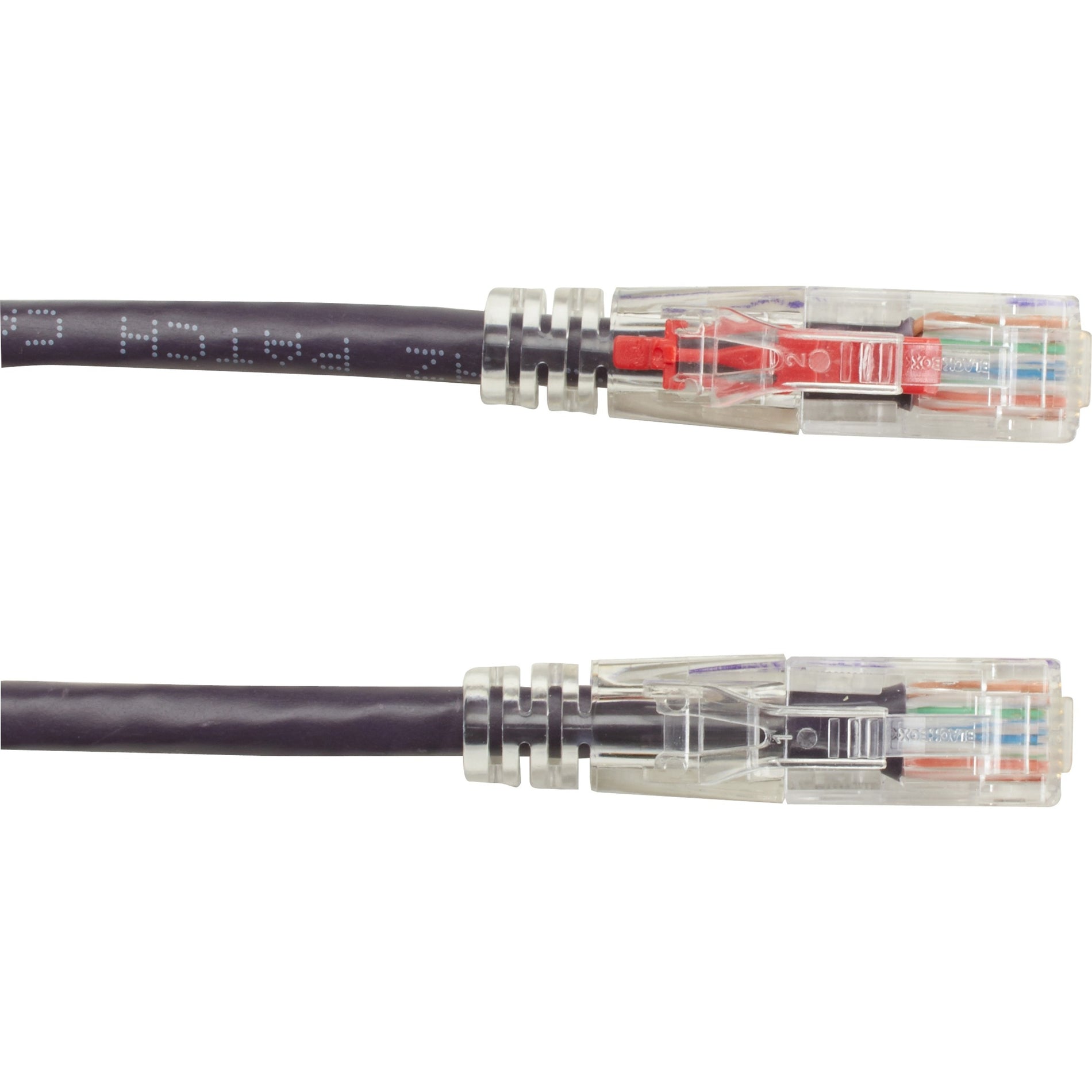 Black Box C6PC70-VT-03 GigaTrue 3 Cat.6 UTP Patch Network Cable, 3 ft, Purple, 1 Gbit/s