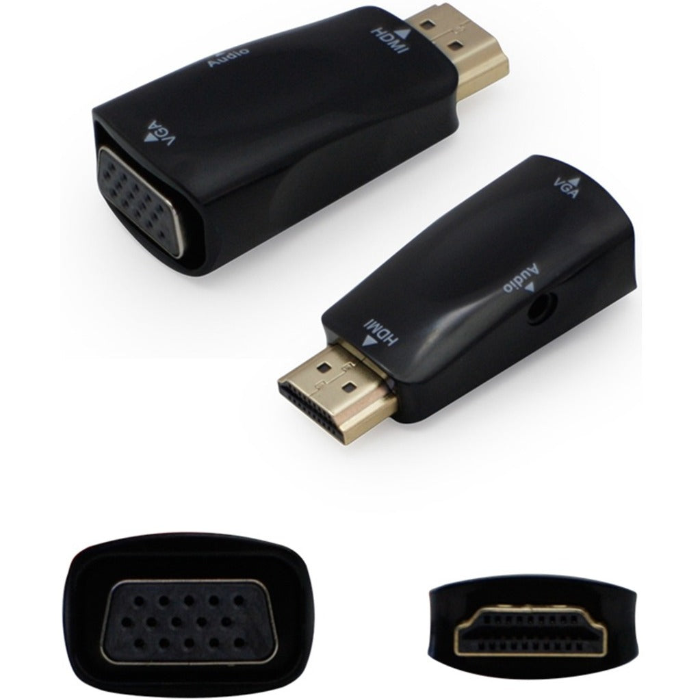 AddOn HDMI2VGAADPT-5PK HDMI/VGA Audio/Video Adapter, 1920X1200/1080P, 5 Pack