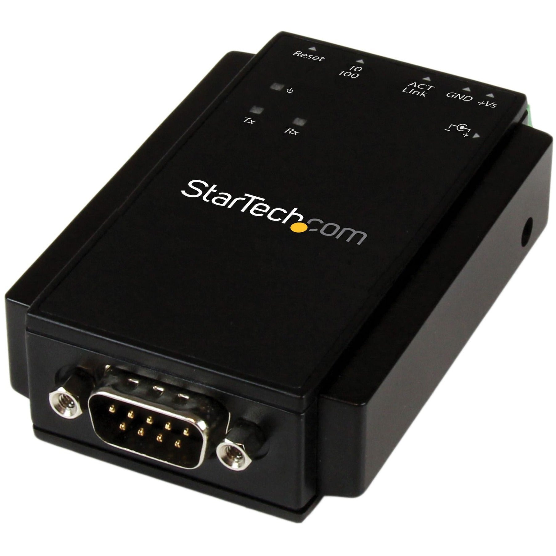 StarTech.com NETRS232 1-Port Serial-to-IP Ethernet Device Server - DIN Rail Mountable, 2 Year Warranty, TAA Compliant
