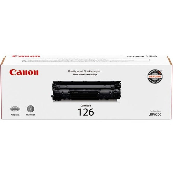 Canon 3483B001 126 Original Toner Cartridge, Black, 2100 Pages