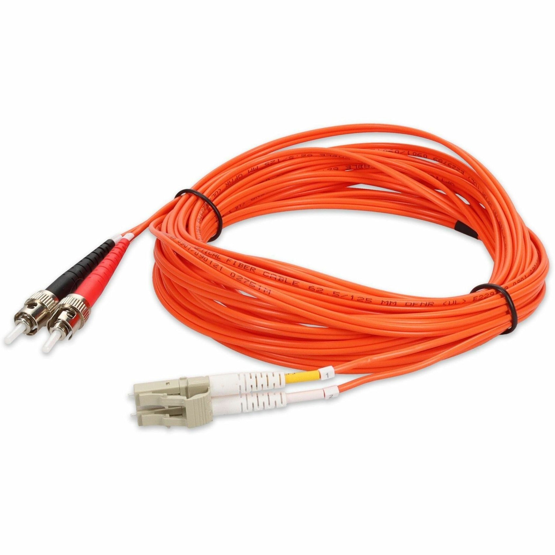 AddOn ADD-ST-LC-1M6MMF Fiber Optic Duplex Patch Network Cable, 3.28 ft, Multi-mode