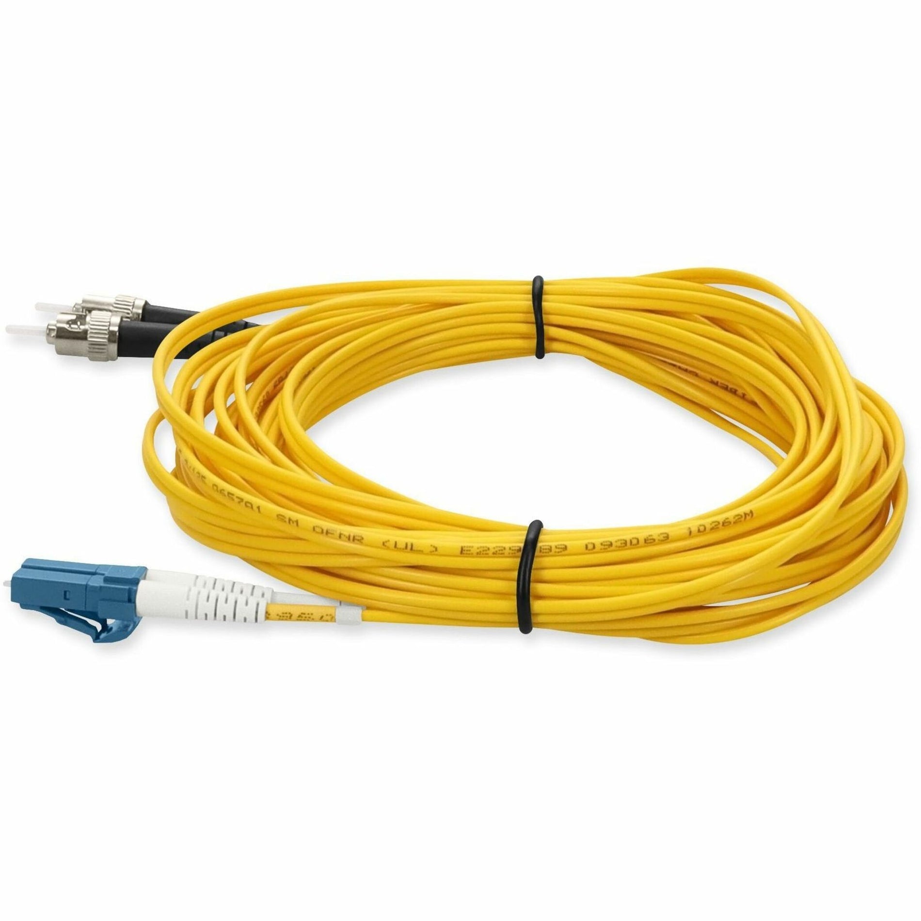 AddOn ADD-ST-LC-1M9SMF Fiber Optic Duplex Patch Network Cable, 3.28 ft, Single-mode, Halogen-free