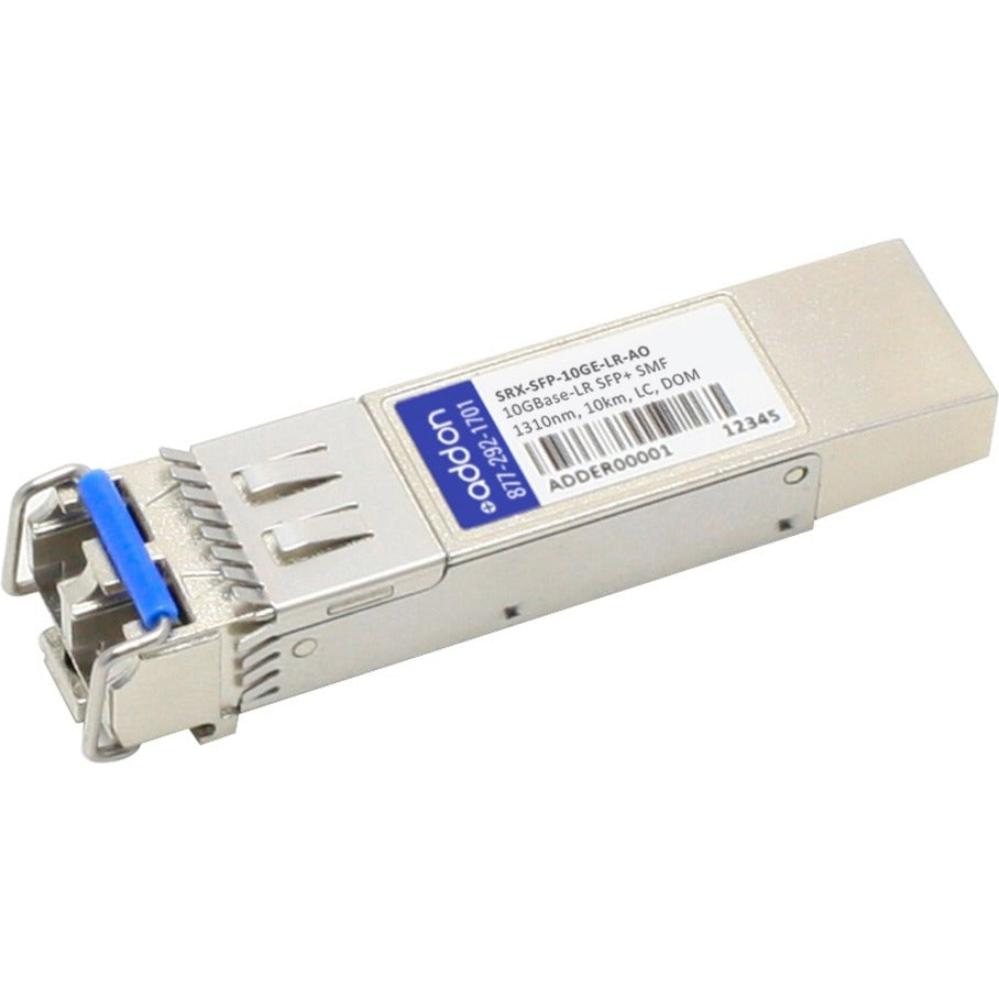 AddOn SRX-SFP-10GE-LR-AO SFP+ Module, LC 10GBase-LR Network, 10 Gigabit Ethernet, Single-mode, Optical Fiber