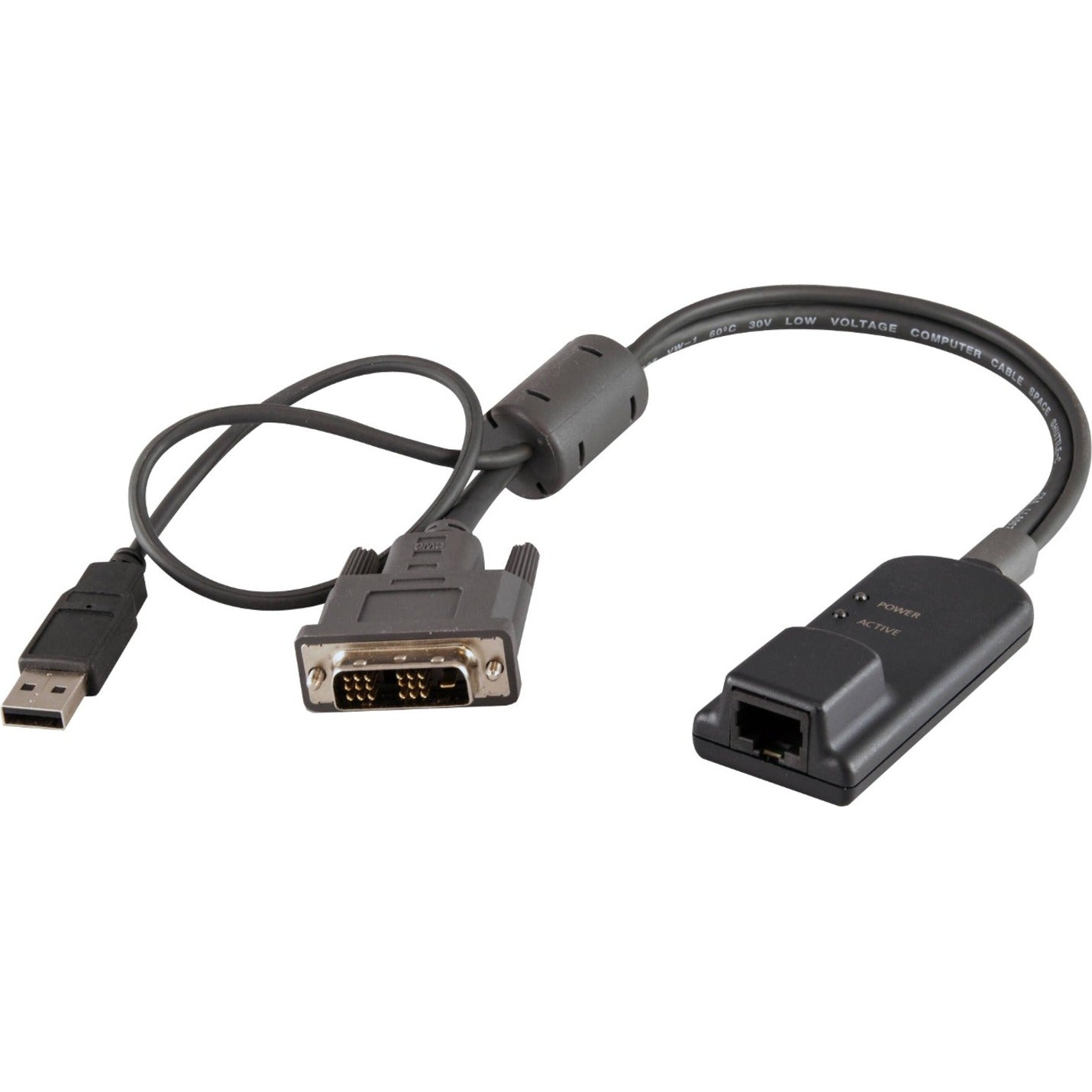 AVOCENT MPUIQ-VMCDV DVI/RJ-45/USB Server Interface Module with Virtual Media, CAC