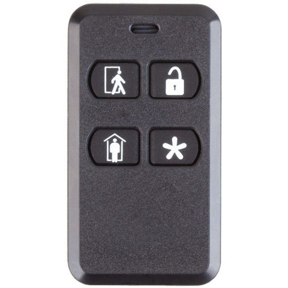 2GIG 2GIG-KEY2-345 4-Button Key Ring Remote, 345 MHz, Lithium Battery, 350 ft Range