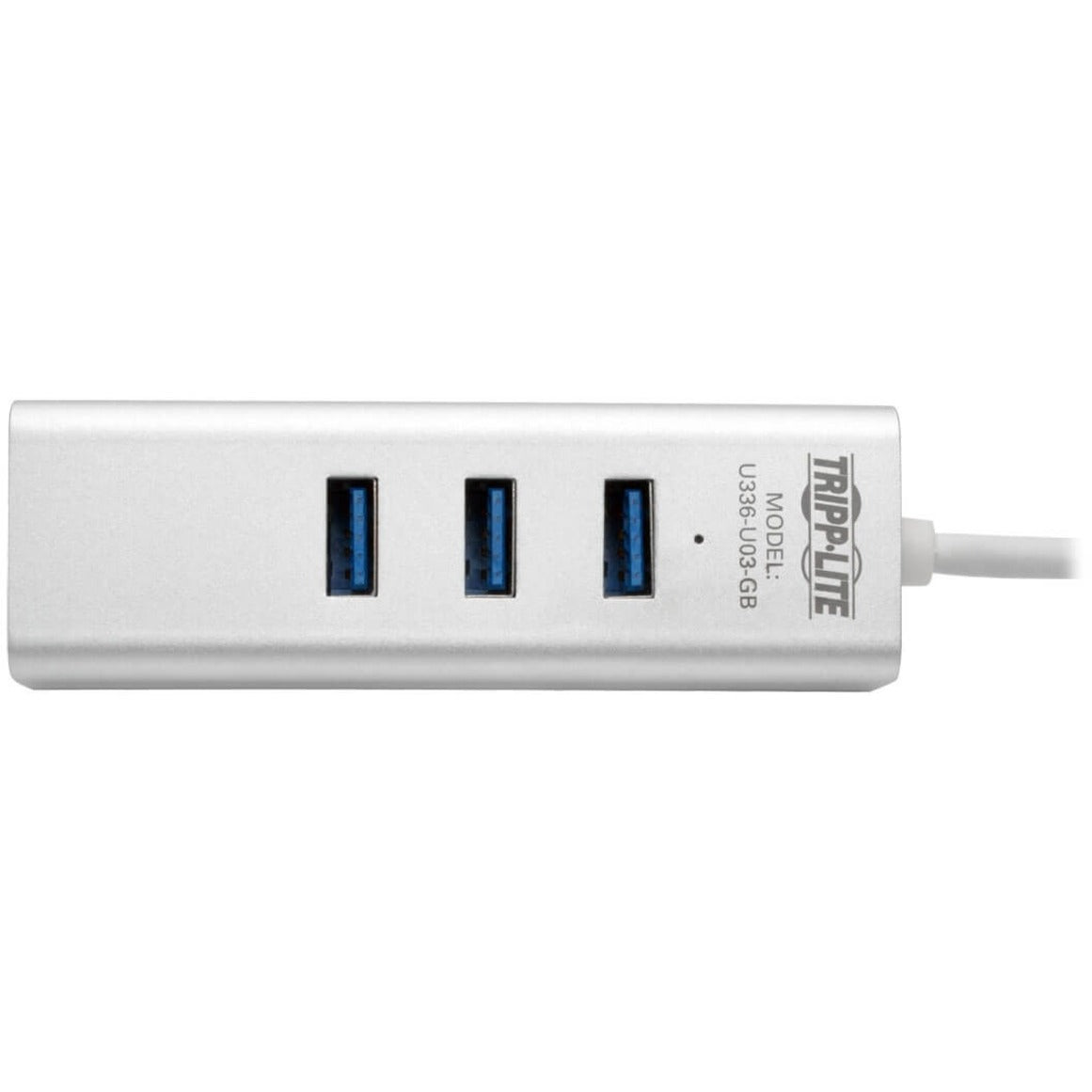 Tripp Lite U336-U03-GB USB 3.0SUPERSPEED GIG ETH NIC ADAPTER3PT USB 3.0HU, Gigabit Ethernet Card
