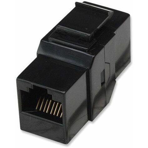 Intellinet 504898 Cat.6 UTP Keystone Coupler, Straight-through wiring, Gold Plated Connectors