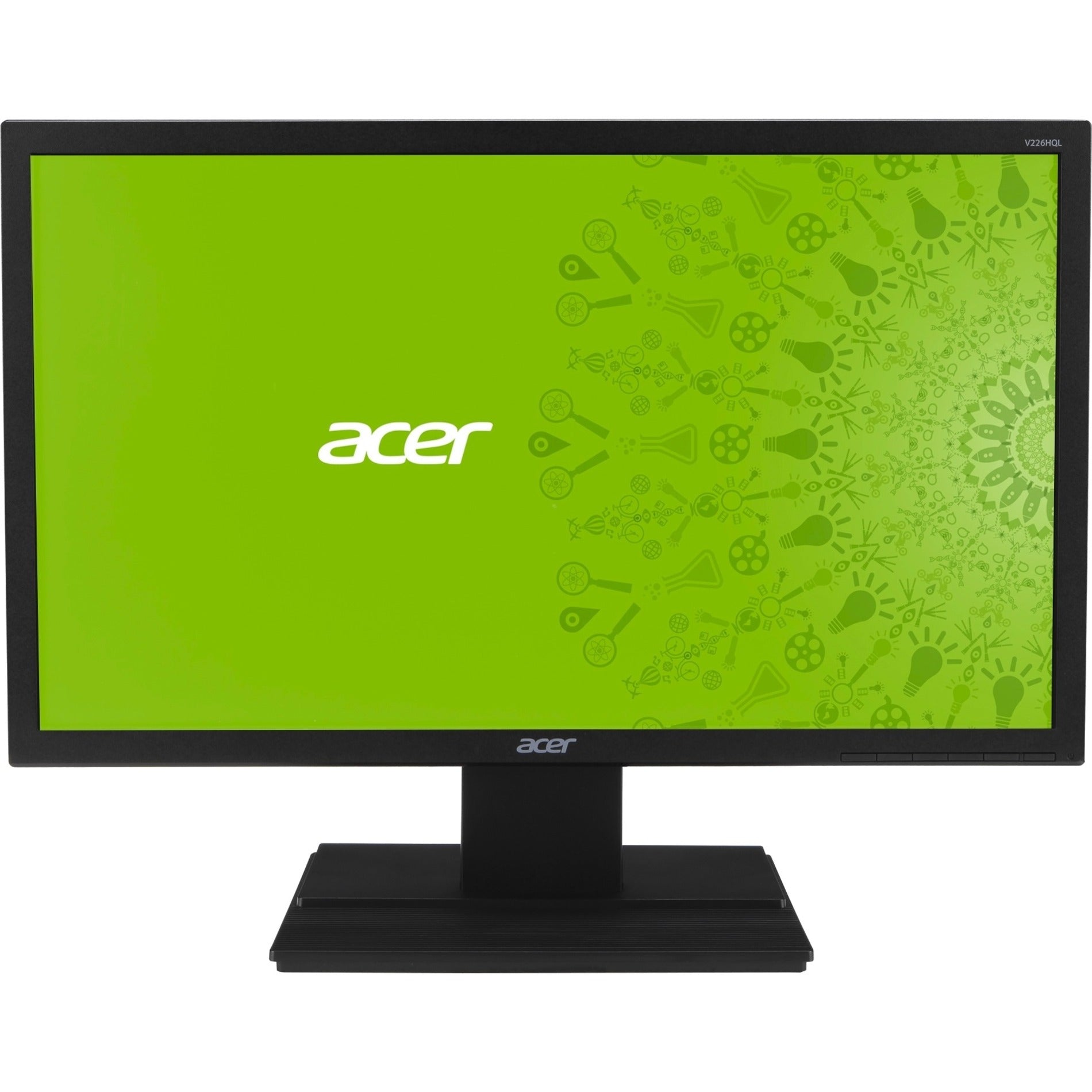 Acer UM.WV6AA.B01 V226HQL Widescreen LCD Monitor, 21.5 Full HD, 5ms Response Time, 100,000,000:1 Contrast Ratio