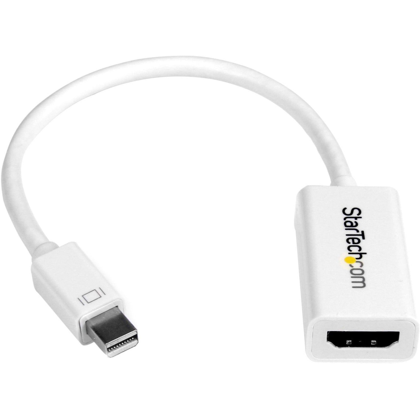 StarTech.com MDP2HD4KSW Mini-DisplayPort to HDMI 4K Audio/Video Converter, Active Adapter