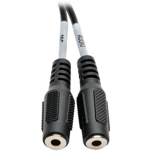 Tripp Lite P318-06N-MFF Mini-phone Audio Cable, 6" Splitter Cable