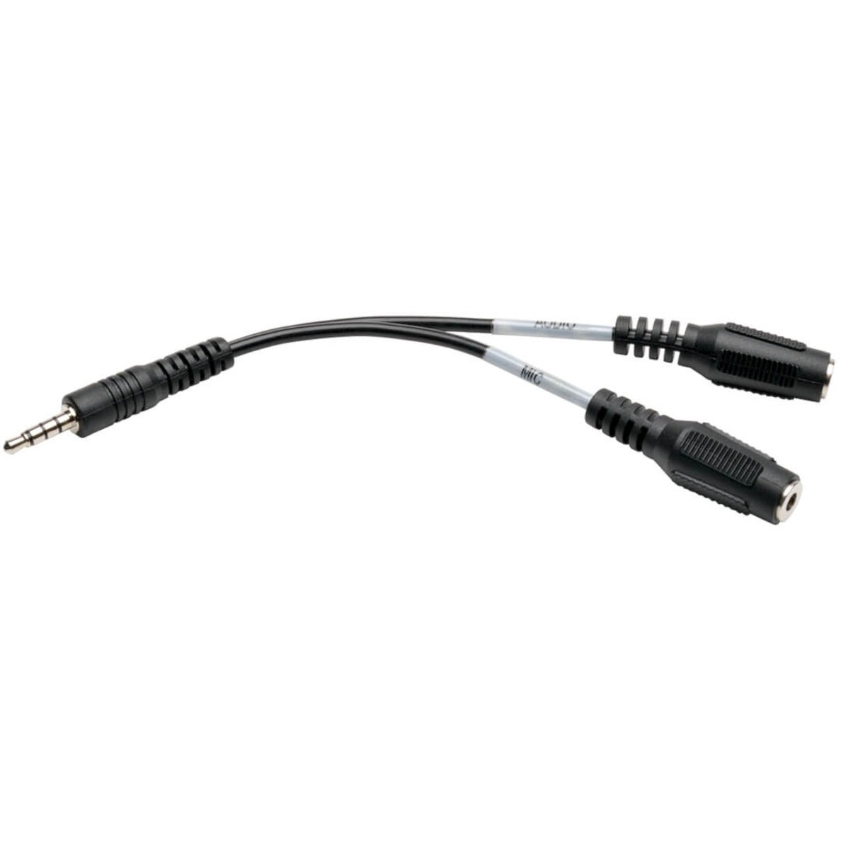Tripp Lite P318-06N-MFF Mini-phone Audio Cable, 6" Splitter Cable