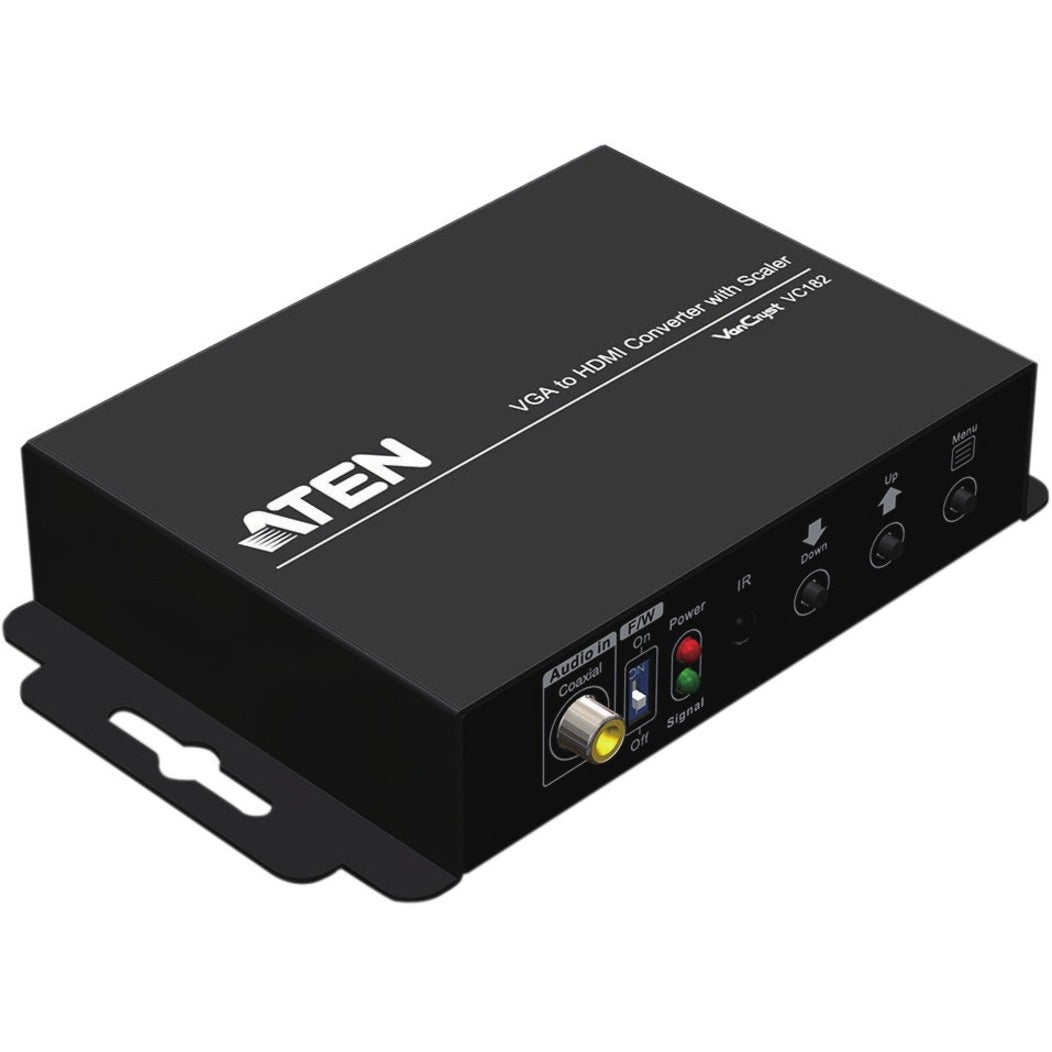 VanCryst VC182 VGA to HDMI Converter with Scaler - Convert VGA to HDMI with Ease