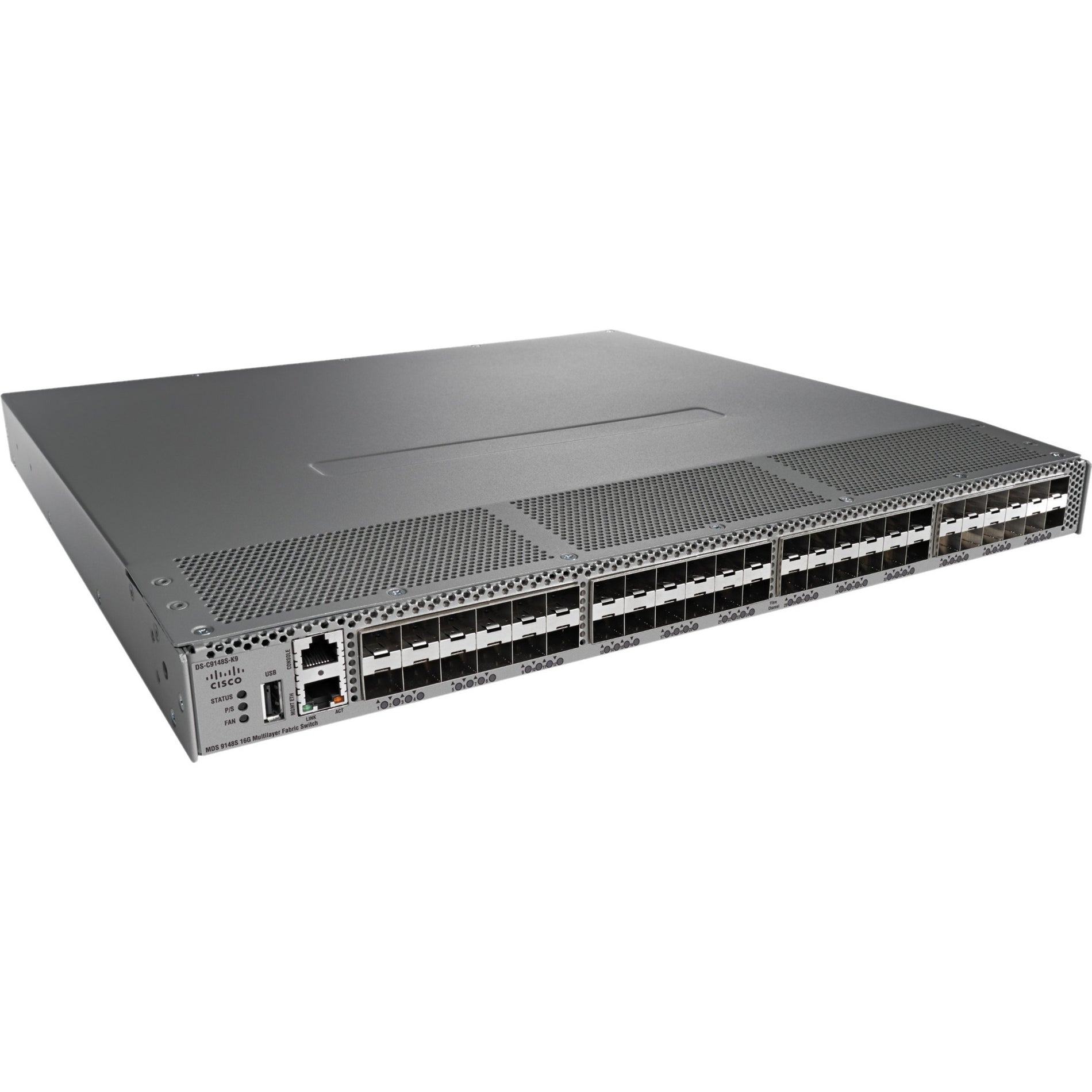 Cisco DS-C9148S-12PK9 MDS 9148S 16G FC Switch with 12 Active Ports, Fibre Channel Switch