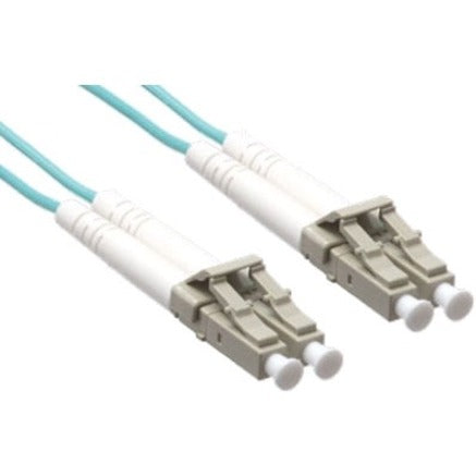 Axiom LCLCOM4MD3M-AX LC/LC Multimode Duplex OM4 50/125 Fiber Optic Cable 3m, Network Cable for High-Speed Data Transfer