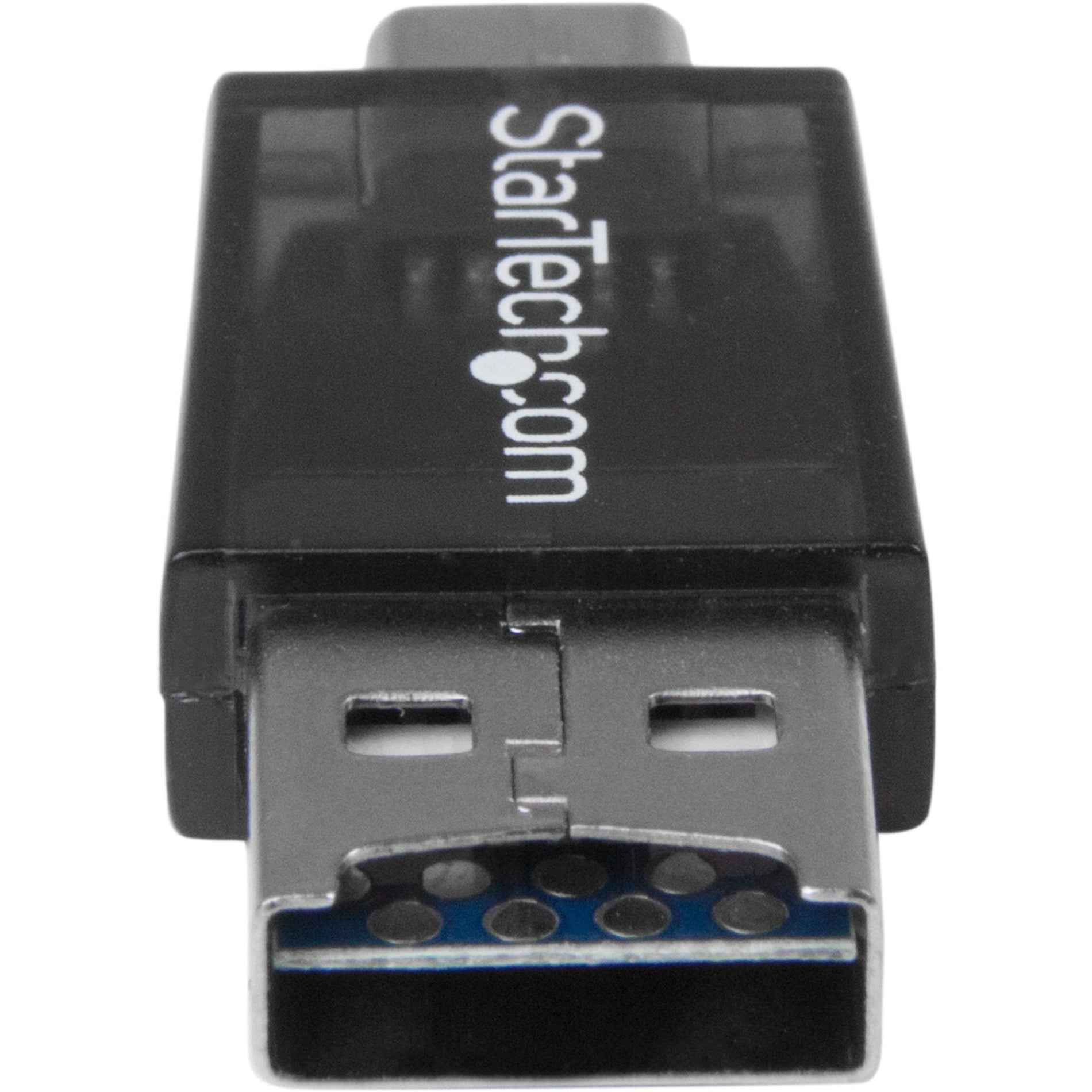 StarTech.com MSDREADU2OTG Micro SD to Micro USB / USB OTG Adapter Card Reader For Android Devices, Lightweight, USB 2.0, Micro USB