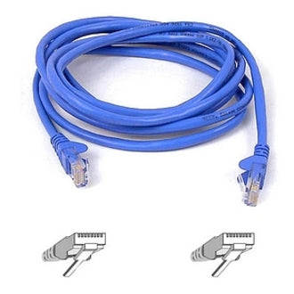 Belkin A3L791-06-BLU-M Cat5e UTP Patch Cable, 6 ft, Molded, PowerSum Tested, Blue