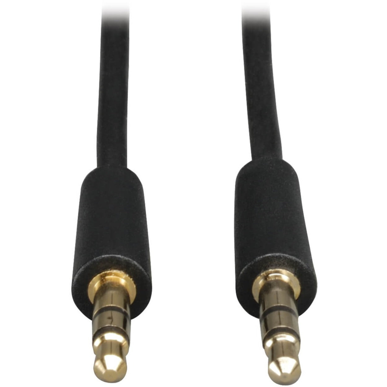 Tripp Lite P312-015 15-ft. Mini Stereo Dubbing Cord 3.5mm M/M, Molded, Copper Conductor, Gold Plated Connectors, Black