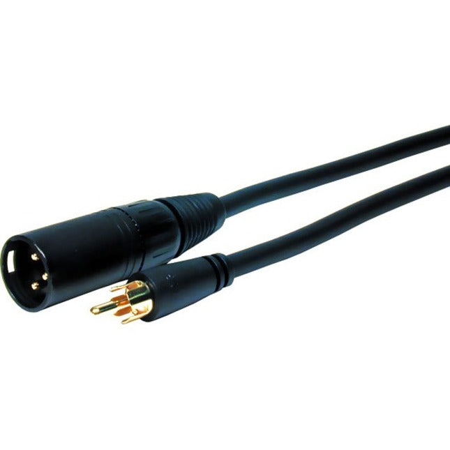 Comprehensive XLRP-PP-6ST Standard Series XLR Plug to RCA Plug Audio Cable 6ft, EMI/RF Protection, Molded, Strain Relief