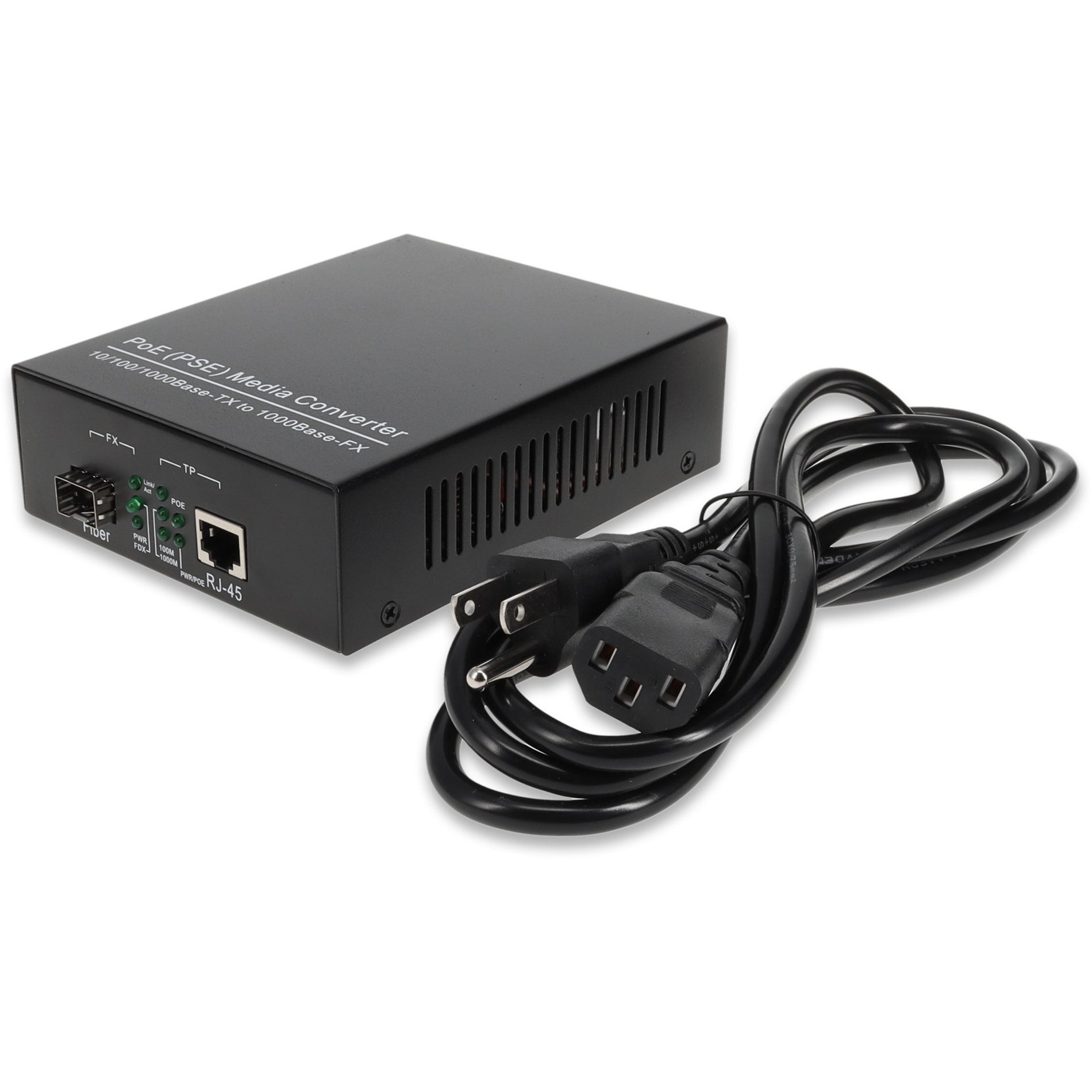 AddOn ADD-GMCP-SX-5SC-ET 10/100/1000Base-TX(RJ45) to 1000Base-SX(SC) MMF 850nm 550m POE Media Converter Gigabit Ethernet