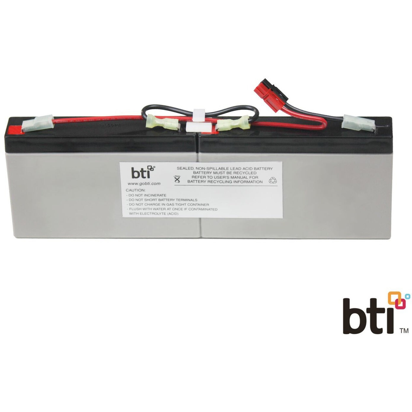 BTI RBC18-SLA18-BTI UPS Replacement Battery Cartridge #18, Lead Acid, 6V DC, Maintenance-free