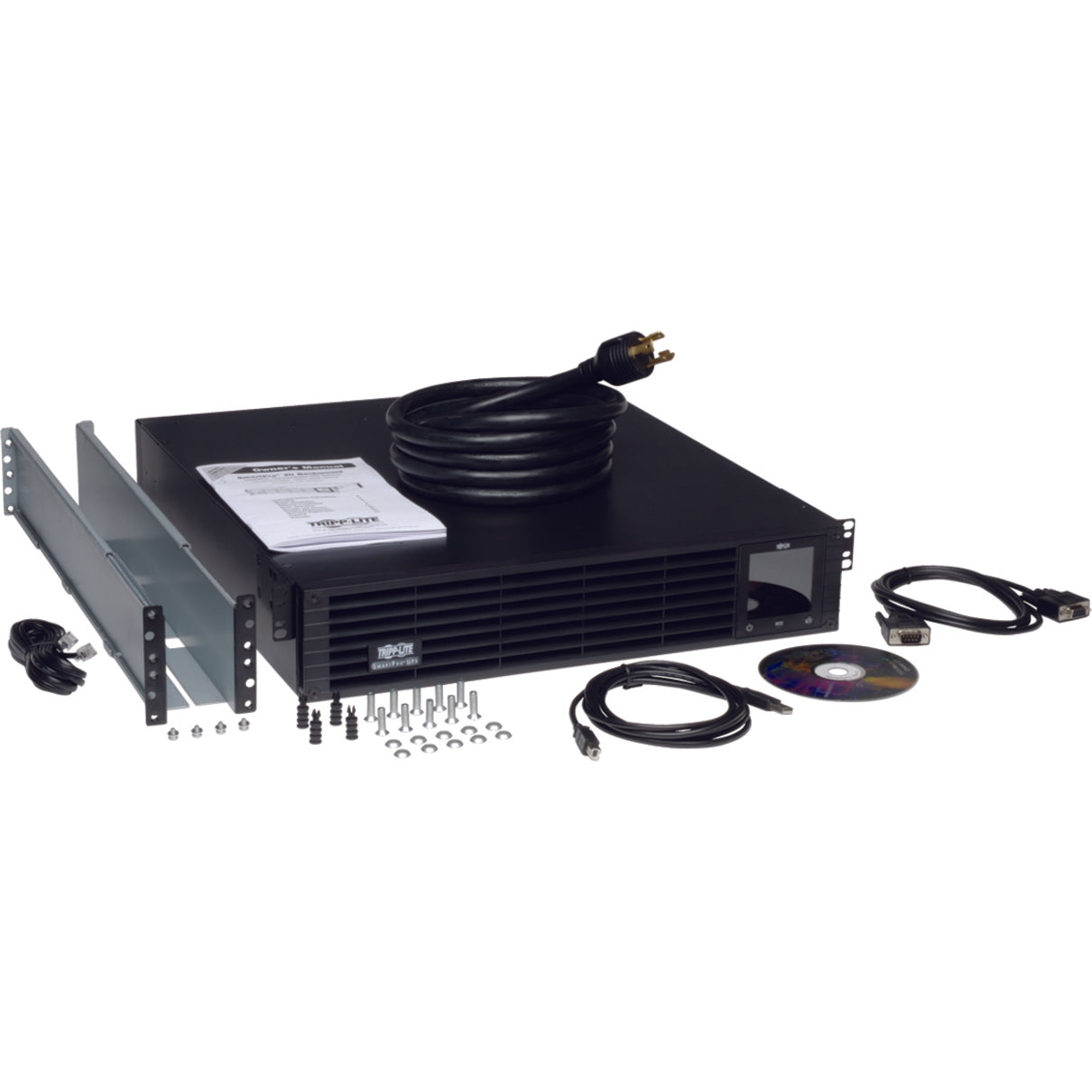 Tripp Lite SM3000RM2UNTAA SmartPro 3000 VA Tower/Rack-mountable UPS, TAA Compliant, 2 Year Warranty, SNMP Manageable