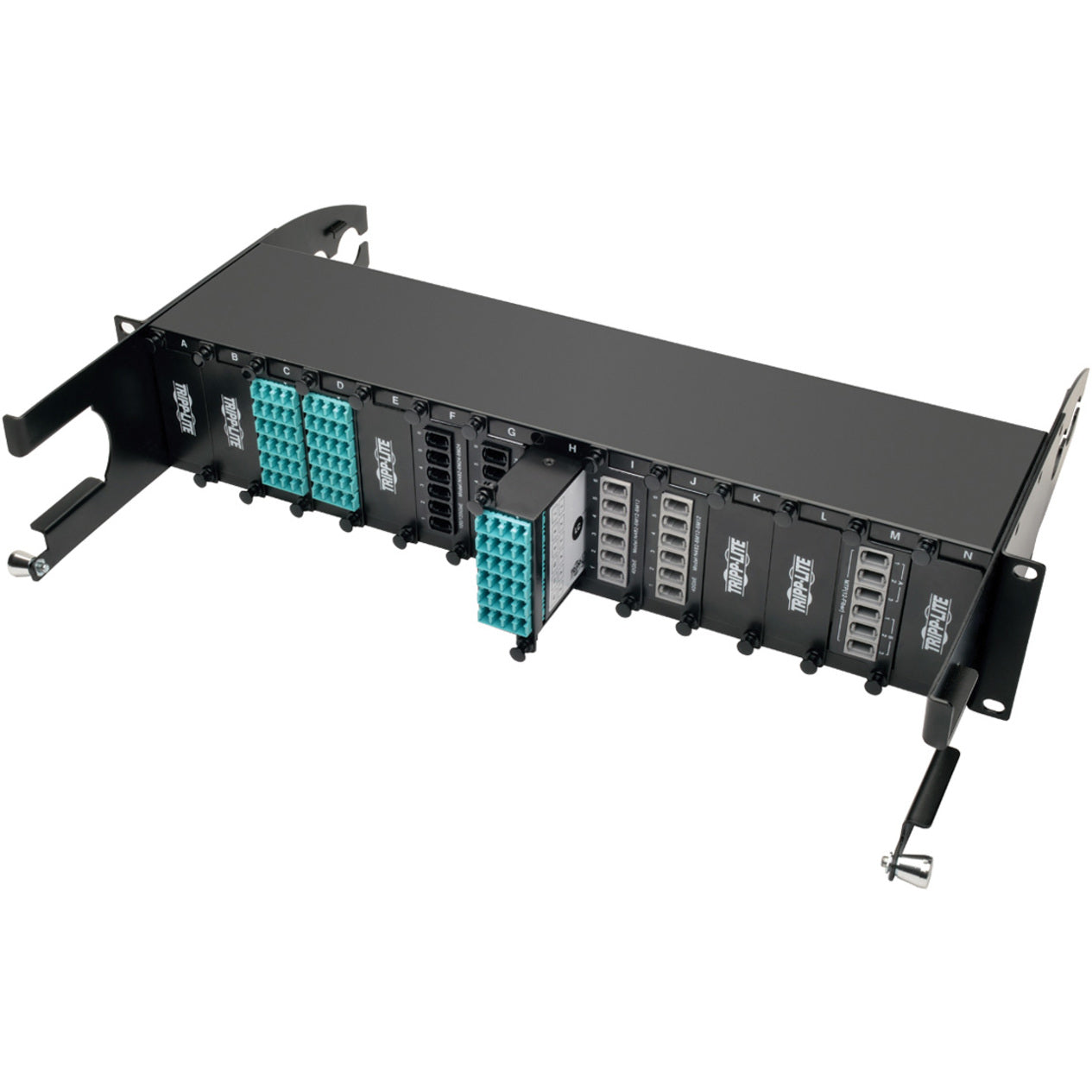 Tripp Lite N482-1M24-LC12 100Gb/120Gb to 10Gb Breakout Cassette - 24-Fiber MTP/MPO to (x12) LC, Network Patch Panel