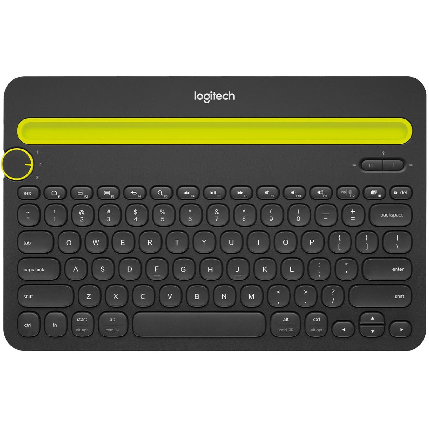 Logitech 920-006342 Bluetooth Multi-Device Keyboard K480, Wireless QWERTY Keyboard for Smartphone, Tablet, and Computer