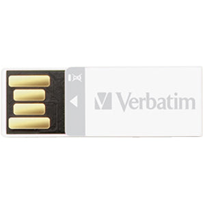Verbatim 8GB Clip-It USB Flash Drive - 3pk - Black, White, Red (98674) Alternate-Image6 image