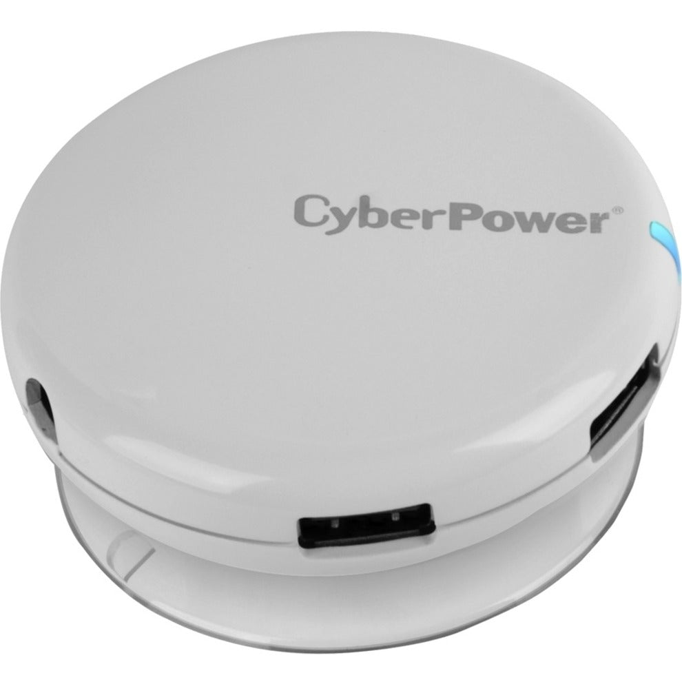 CyberPower CPH430PW USB 3.0 Superspeed Hub with 4 Ports and 3.6A AC Charger - White, Lifetime Warranty
