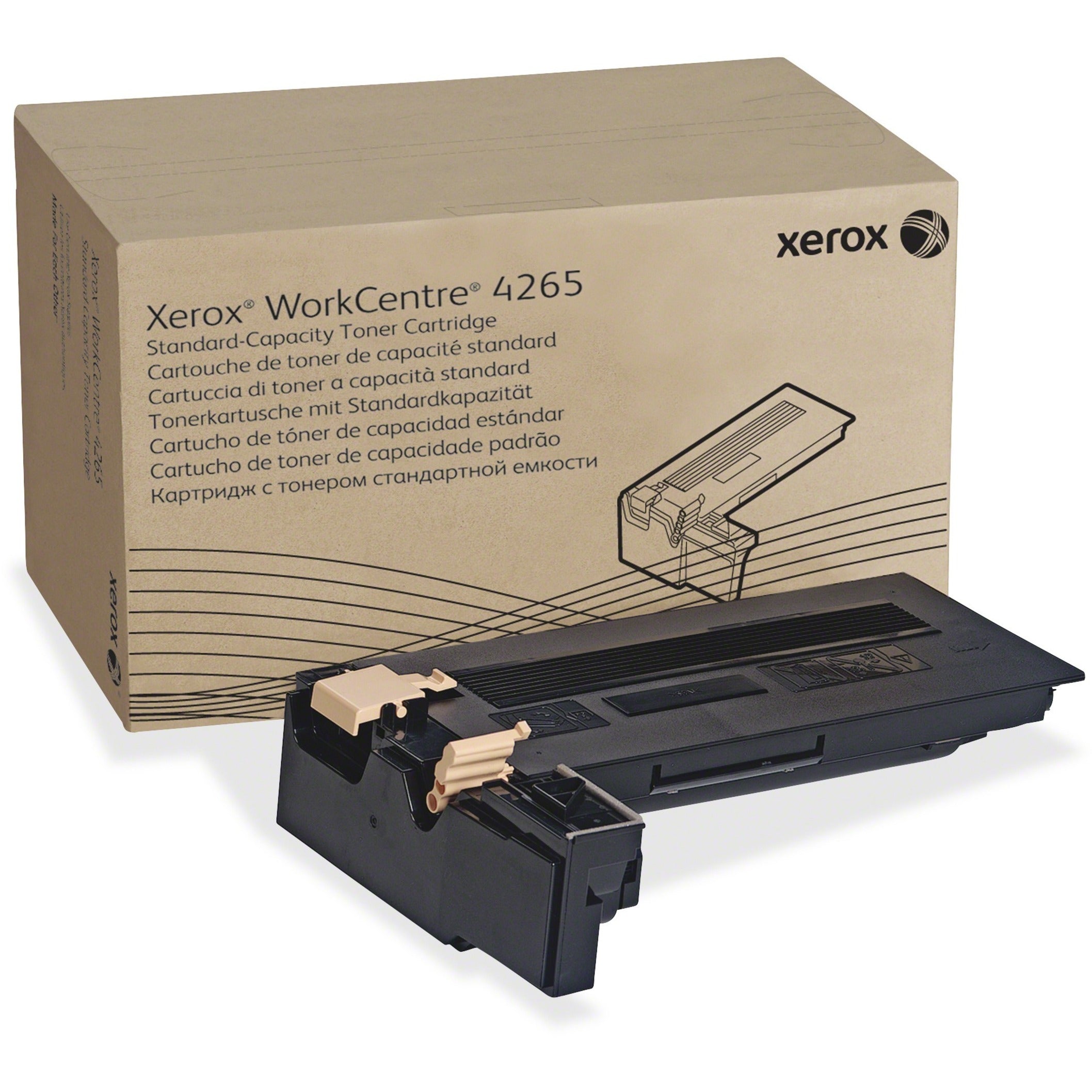 Xerox 106R03104 WC Toner Cartridge, 10000 Page Yield, Black, for Xerox WorkCentre 4265 Printer