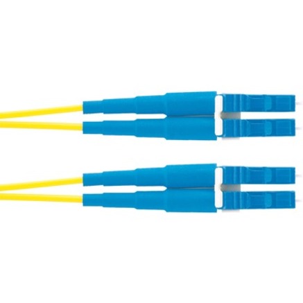 Panduit F92ERLNLNSNM002 Fiber Optic Duplex Patch Network Cable, Single-mode, 6.50 ft, Yellow