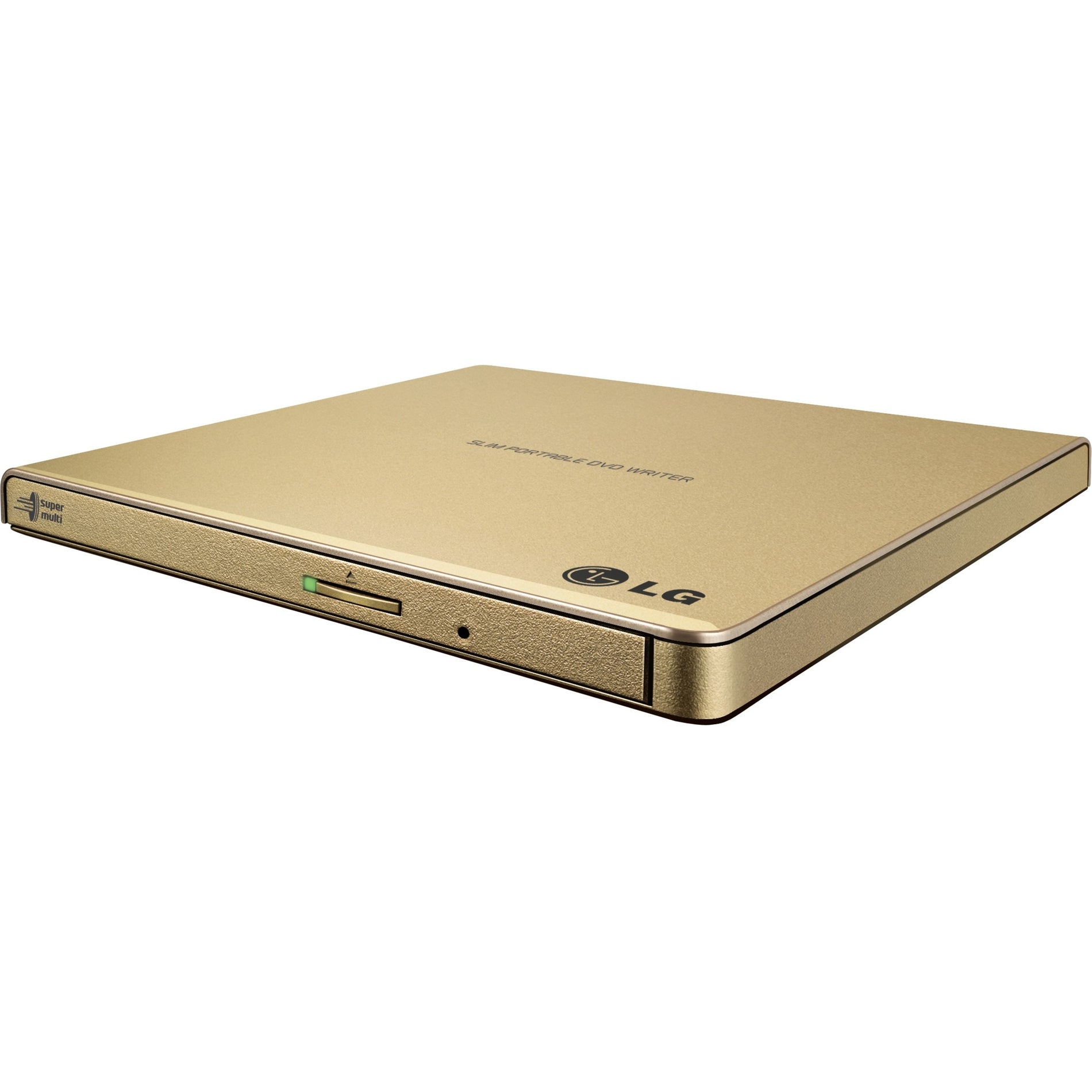 LG GP65NG60 Ultra-Slim Portable DVD Burner & Drive with M-DISC Support, External, Gold