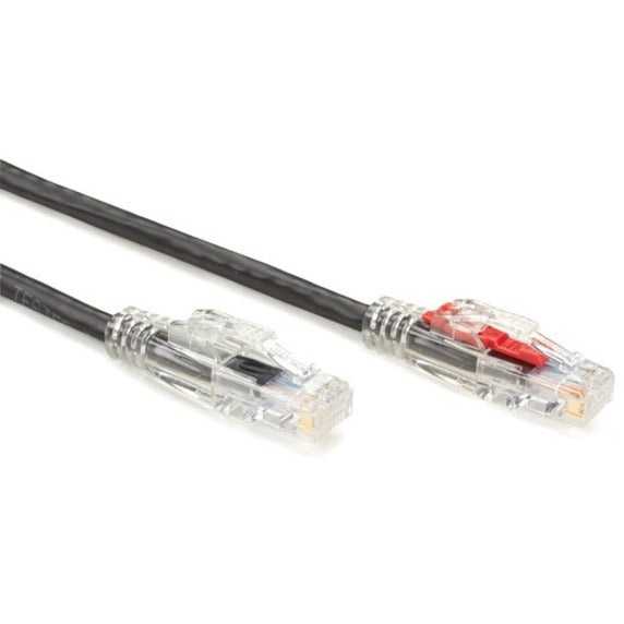 Black Box C6PC80-BK-10 GigaTrue 3 Cat.6 UTP Patch Network Cable, 10 ft, Lockable, Rugged, Snagless