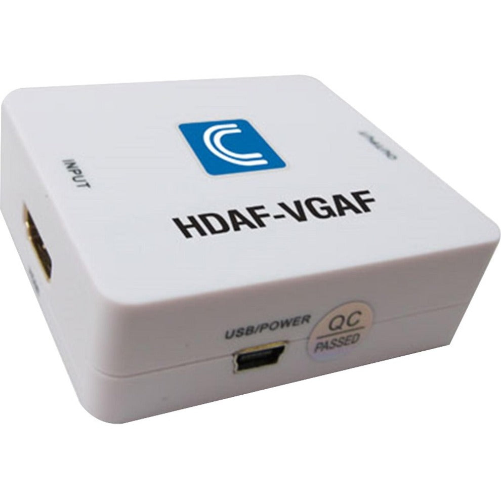 Comprehensive HDAF-VGAF HDMI to VGA Converter with Stereo Audio, 2 Year Limited Warranty, China Origin