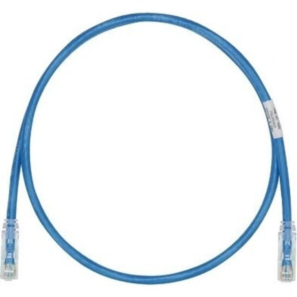 Panduit UTPSP8BUY Cat.6 Patch Network Cable, 8 ft, Clear Boot, Blue