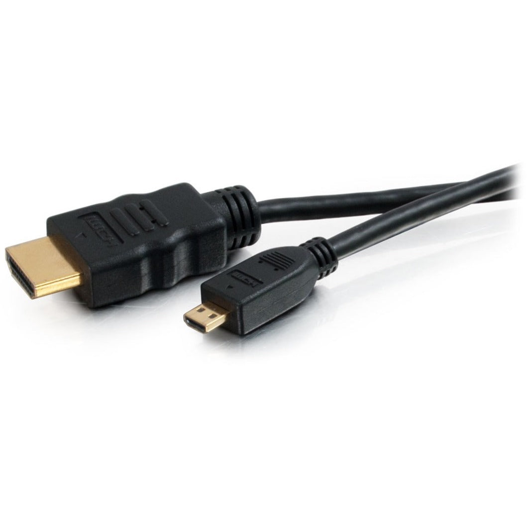 C2G 50615 6ft HDMI to Micro HDMI Cable with Ethernet - High Speed HDMI Cable, 4K 60Hz