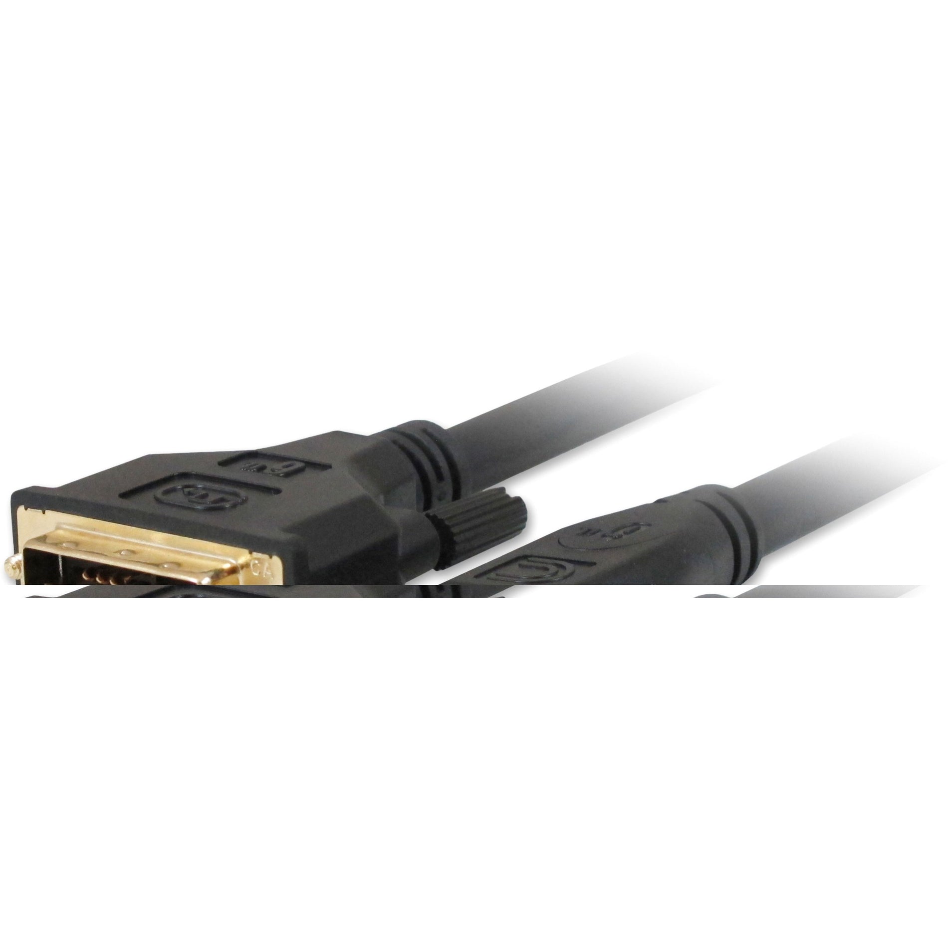 Comprehensive HD-DVI-3PROBLK Pro AV/IT Series HDMI to DVI 26 AWG Cable 3ft, Lifetime Warranty, Strain Relief, HDCP, EMI/RF Protection