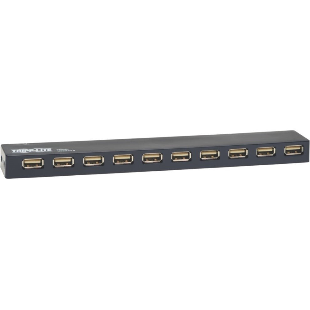 Tripp Lite U223-010 10-Port USB 2.0 Hi-Speed Hub, Expand Your USB Connectivity Effortlessly