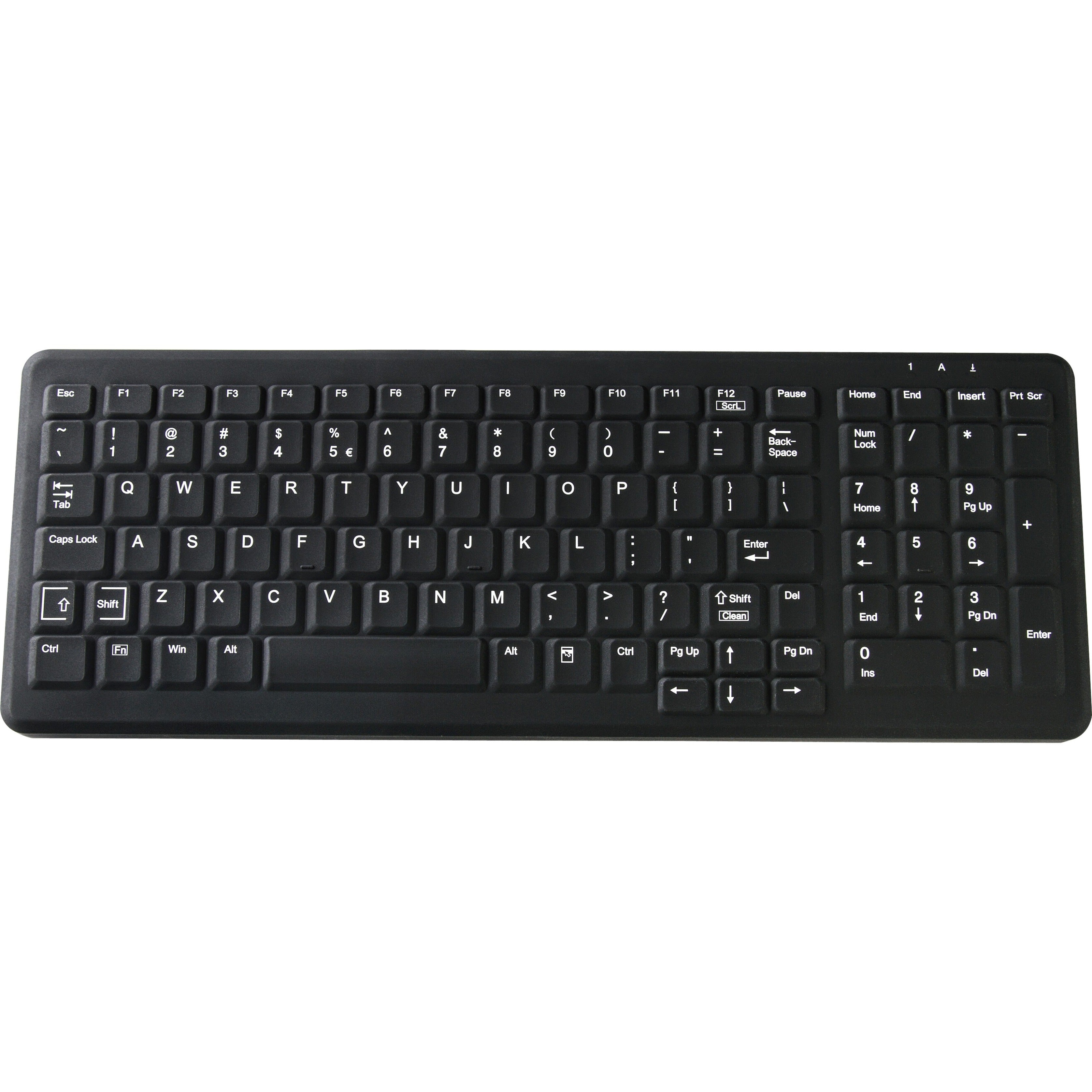 TG3 KBA-CK103S-BNUN-US CK103S Keyboard, QWERTY Layout, USB Cable Connectivity, Black