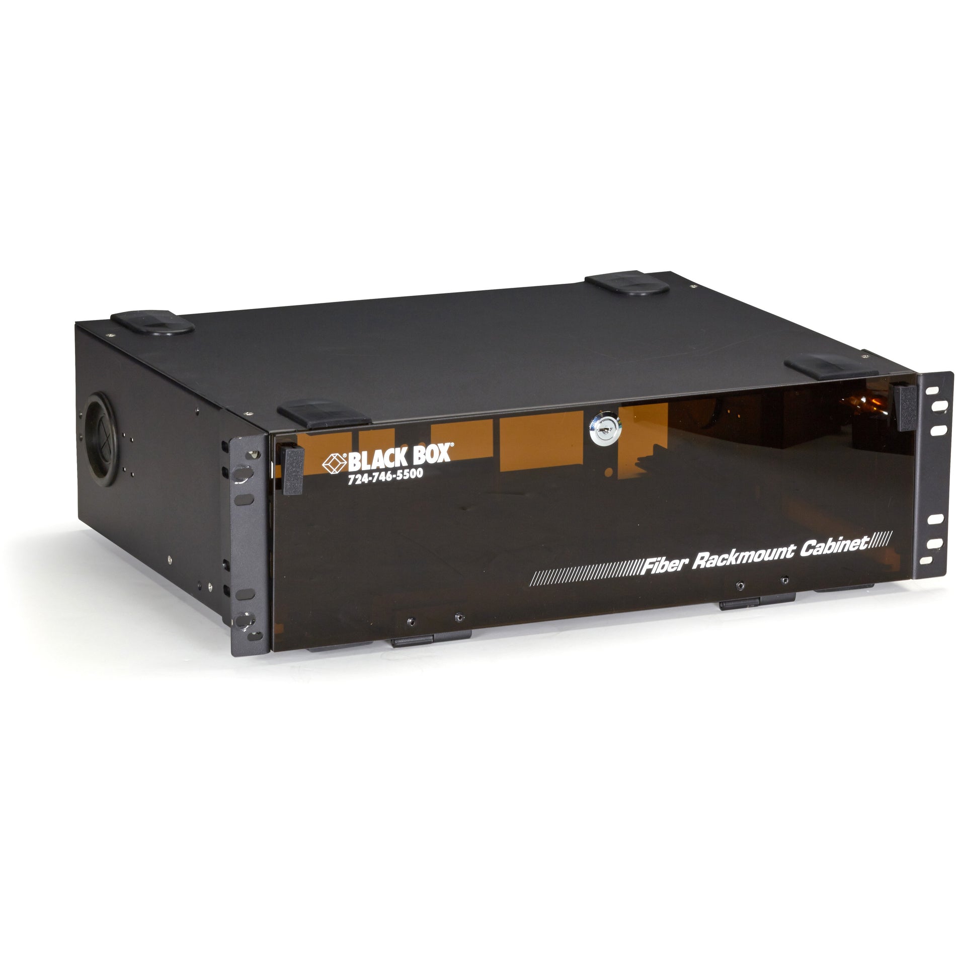 Black Box JPM406A-R6 Rackmount Fiber Enclosure - 3U, Adjustable Mounting Bracket, Cable Management