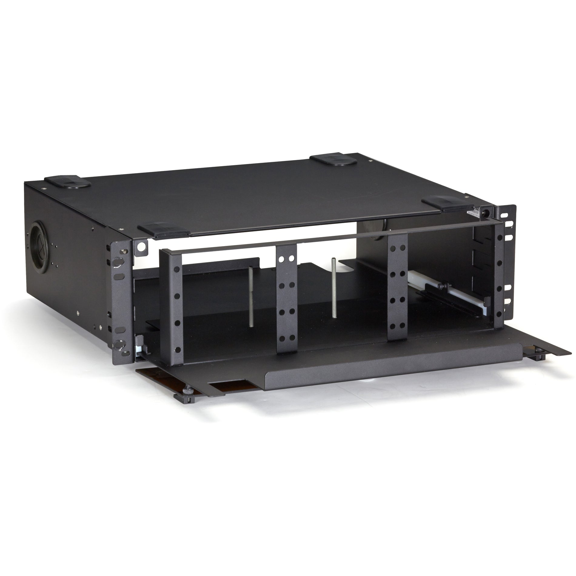 Black Box JPM406A-R6 Rackmount Fiber Enclosure - 3U, Adjustable Mounting Bracket, Cable Management