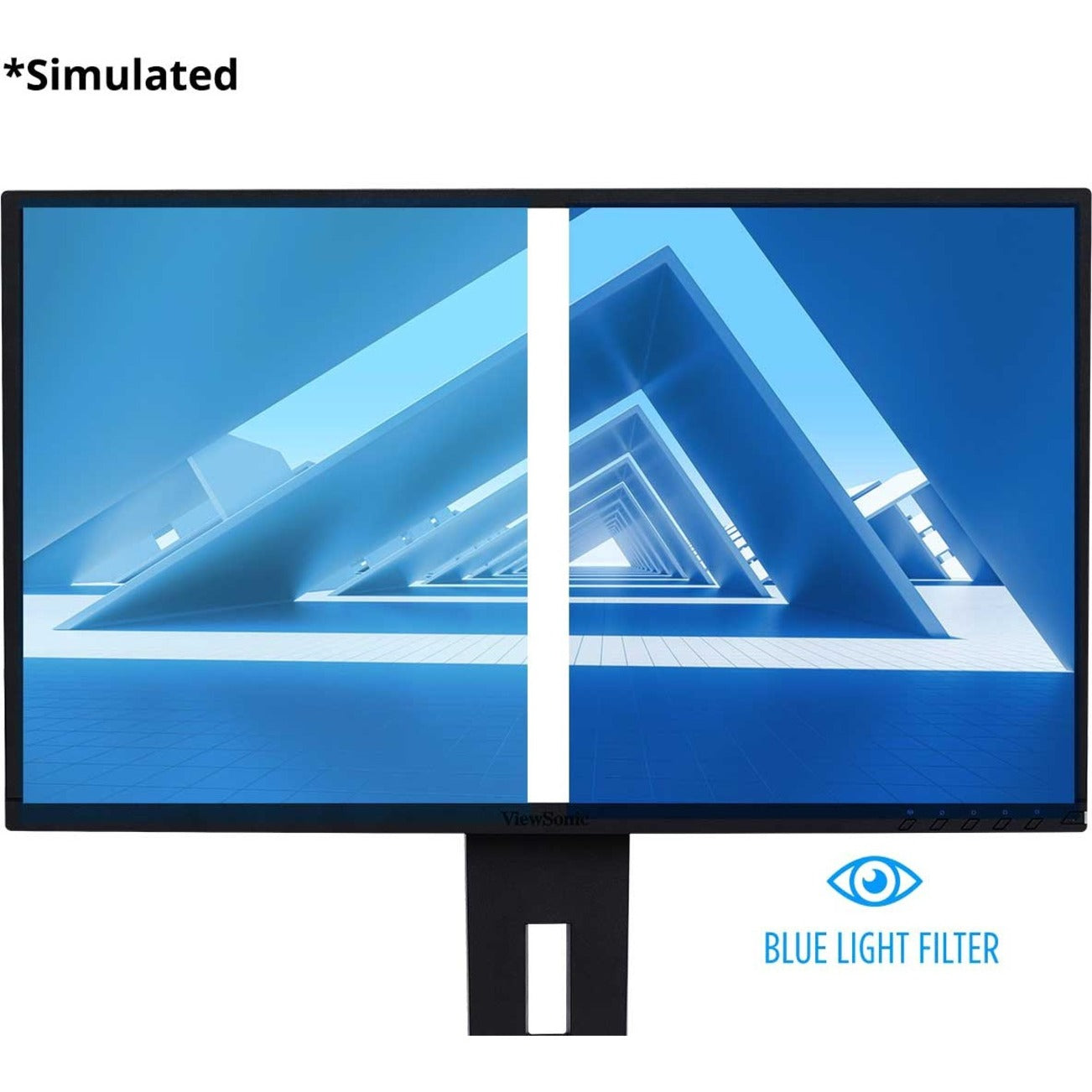 ViewSonic VSPF2150 Privacy Filter Screen Protector, Durable, Anti-reflective, 21.5" LCD Monitor