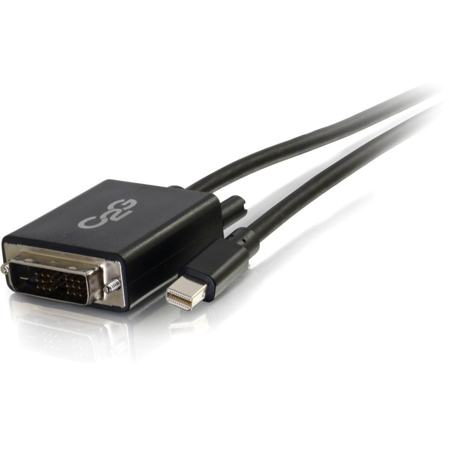 C2G 54334 3ft Mini DisplayPort to DVI Cable, Single Link DVI-D Adapter, Black