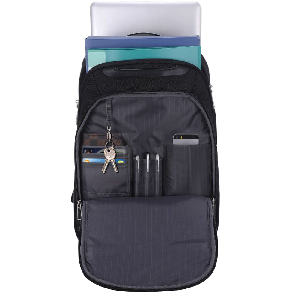 ECO STYLE ETEX-BP15-CF Tech Exec Notebook Case, Backpack for 15" to 15.6" Notebook