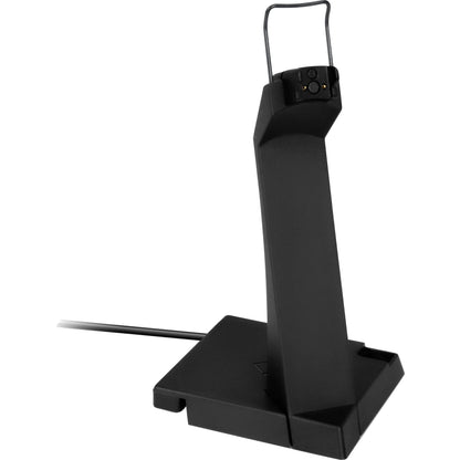 Sennheiser CH 20 MB USB charging cradle stand in black, side view showing vertical design and stable base-alternate-image1